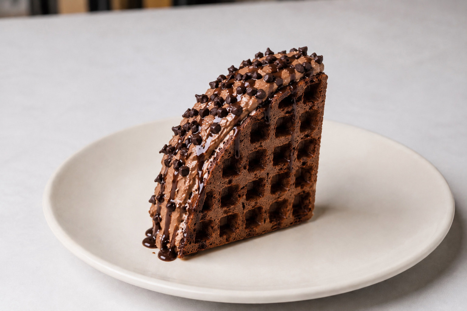 Creamy Milk Chocolate Waffle